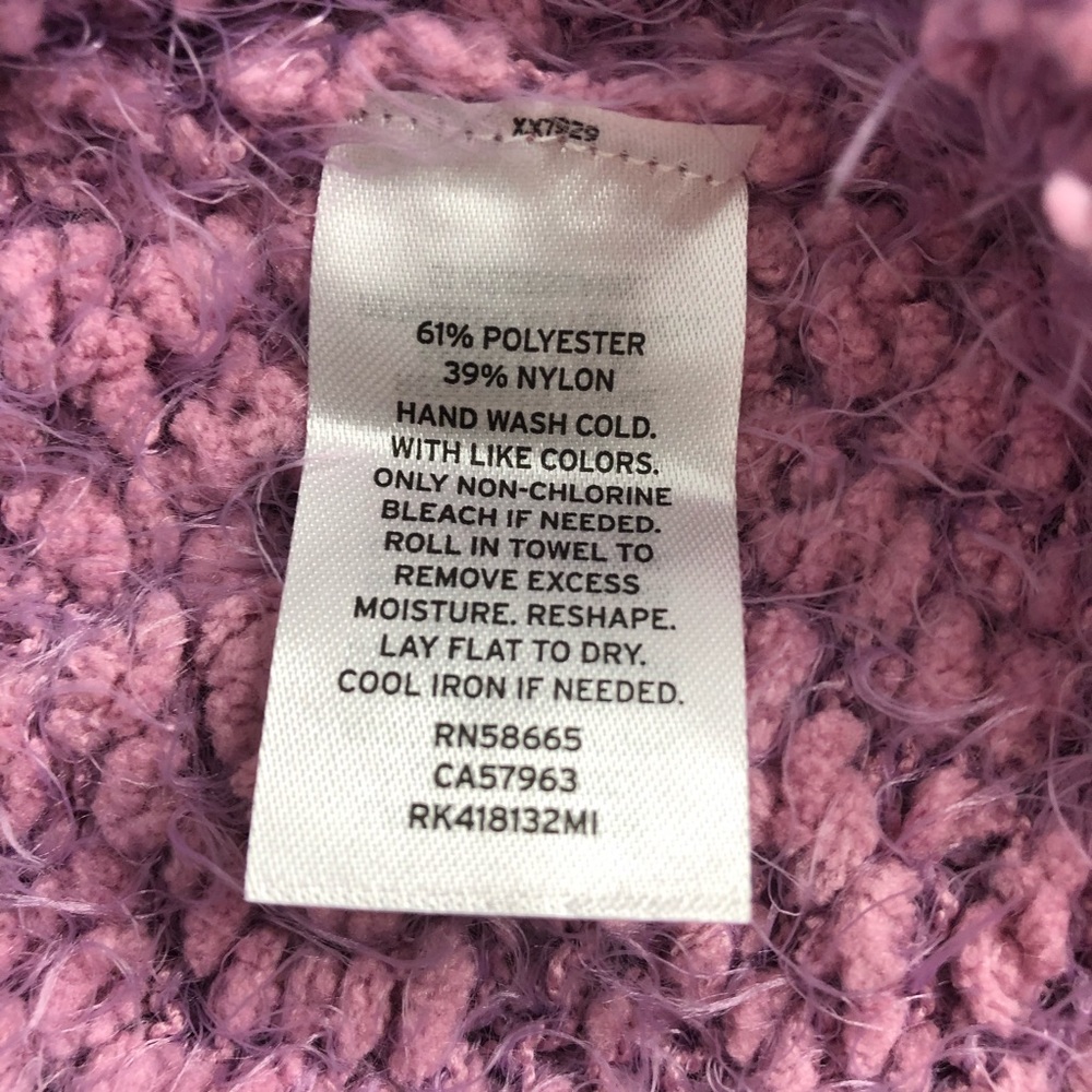 Abound Purple Marled Turtleneck Sweater XL NWT - Picture 5 of 9
